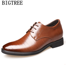 Zapatos formales de cuero para hombre, calzado de vestir, Oxford, marca italiana de lujo, Ayakkabi 2024 - compra barato