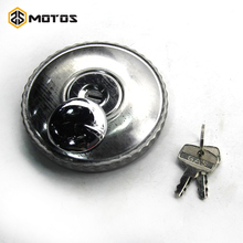 Zs motos embutidas para motocicleta, tampa de tanque de combustível de aço inoxidável com chave para motor ural m72 bmw r50 r1 r12 r 71 2024 - compre barato