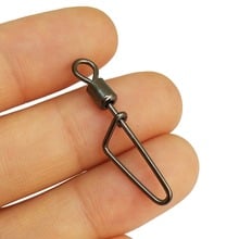 F2012 1000pieces/lot swing coastlock snap fishing swivels fishhooks fishing tackle fishing connector pesca size 1/0,2.4.6.8.10 2024 - buy cheap