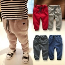 Children pants  autumn and winter clothes new baby boy pants thick trousers 0-1-2-3 years old infants trousers 2024 - buy cheap