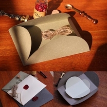 Бумажный конверт Kusaka в стиле ретро, теплые бумажные конверты с надписью love, 10 шт., бесплатная доставка 2024 - купить недорого