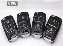 New Style For Replacement Flip Folding Remote Key Shell Case For Hyundai I30 X35 Verna Elantra Sportage Sonata 8 Kia K2 K5 2024 - buy cheap