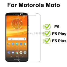 For MOTOROLA MOTO E5 PLAY PLUS Tempered Glass Screen Protector 9H Safety Protective Phone Film On E 5 E5 Play pelicula de vidro 2024 - compre barato