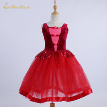 Girls Professional Ballet Tutu Dress Sleveless New year Party Costume Stage Show Ballet Dance Dress For Kids Ballerina Clothes 2024 - buy cheap