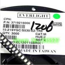 Refletor de lâmpada de led verde smd 3216 50 flash (fazer luz) 1206 díodo emissor de luz brilhante de led 2024 - compre barato