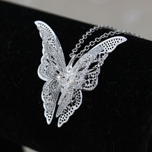 YOBEST-Colgante de mariposa para mujer, cadena, collar, joyería 2024 - compra barato