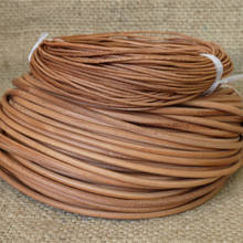 1MM/1.5MM/2MM/3MM 100Yards High Grade Round Primary 100% Genuine Leather Ropes & Cords Jewelry Findings 2024 - buy cheap