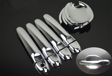 New Chrome Car Side Door Handle + Cup Bowl Cover Trim Free Shipping For Nissan Cube 2009 2010 2011 Nissan Juke 2011 - 2015 2024 - buy cheap