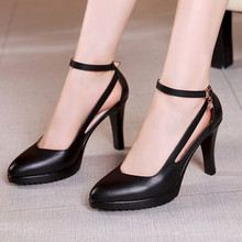 High Quality Woman Pumps Spring Autumn Stiletto heel shoes high-heeled shoes female the trend of ultra high heels female shoes 2024 - buy cheap