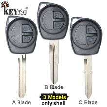 KEYECU for Suzuki Grand Vitara Swift Ignis SX4 Liana Alto Replacement 2 Button Remote Key Shell Case Blank Fob 2024 - buy cheap
