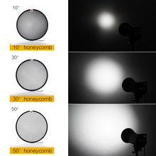 10 20 30 40 50 60 degree Honeycomb Grid for 7'' Standard  Bowens Mount Reflector Diffuser Lamp Shade Dish Studio Flash Speedlite 2024 - compra barato