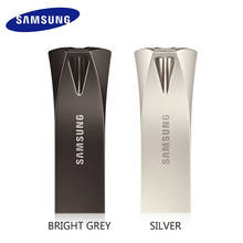 SAMSUNG 3.1 USB Flash Drive 32gb 64gb sdxc 128gb 256gb USB3.1 up to 300MB/S BAR PLUS silver/gray pen drive memory flash disk 2024 - buy cheap