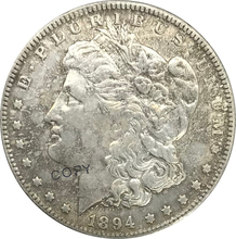 1894 United States Morgan 1 One Dollar Cupronickel Plated Silver Copy Coin 2024 - buy cheap