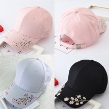 Fashion Women Leisure hat Floral Baseball Caps Flowers Caps Snapback 2024 - buy cheap