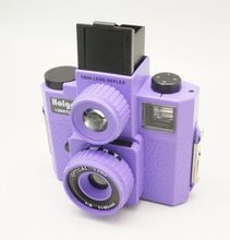 HOLGA 120TLR / 120 TLR Twin Lens Reflex Medium Format Film Purple Lomo Brand new 2024 - buy cheap