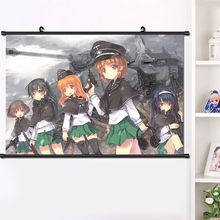 Anime GIRLS und PANZER Isuzu Hana Yukari Akiyama Reizei Mako Wall Scroll Mural Poster Wall Hanging Poster Home Decor 40×60cm 2024 - buy cheap