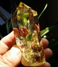 YM  315  Natural Citrine quartz crystal point healing 2024 - buy cheap