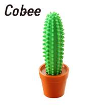 Cobee Soft Rubber Cactus Shape Ballpoint Pen Student Teacher Writing Tool Student Office School Stationery 2024 - buy cheap