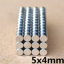 50Pcs 5x4 Neodymium Magnet 5mm x 4mm N35 NdFeB Permanent Small Round Super Powerful Strong Magnetic Magnets Disc 2024 - buy cheap
