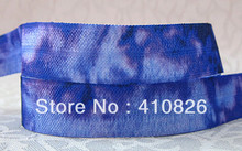 Cinta de Q & N al por mayor/OEM 5/8 pulgadas 1419003 plegado sobre elástico FOE 50yds/rollo envío gratis tie dye 2024 - compra barato