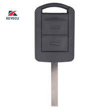 KEYECU-carcasa de repuesto para llave de coche, mando a distancia, 2 botones, para Vauxhall, Opel, Corsa, Agila, Meriva, Combo + hoja sin cortar, 10 piezas 2024 - compra barato