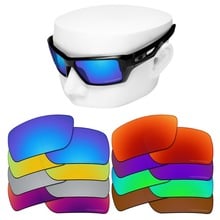 Oowlit lentes de substituição anti-risco para-oakley eyepatch 2 oo9136 óculos de sol polarizados gravados 2024 - compre barato