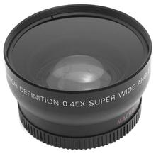 Promoção lente de ângulo super grande com 0.45x52mm hd, lente com lente macro com bolsa de transporte para nikon d800 d3200 d3100 d5100 d7000 2024 - compre barato