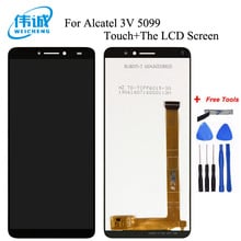 6.0 inch For Alcatel 3V 5099 5099A 5099D 5099Y 5099U Complete LCD Display+Touch Digitizer Panel Glass Sensor Assembly Spare Part 2024 - buy cheap