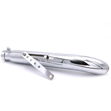 Chrome turn-out estilo deslizamento-on silenciador de escape universal para harley dyna softail breakout sportster 1200 883 flhr chopper 2024 - compre barato