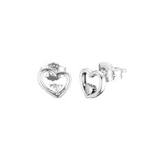 CKK Earring Asymmetric Hearts of Love Stud Earrings Sterling-Silver-Jewelry 100% for Women Brincos Oorbellen Pendientes 2024 - buy cheap