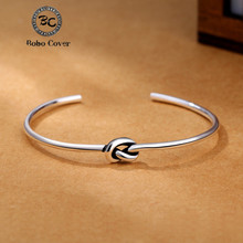 Bracelete feminino bobo capa design moderno, amor, gravata, pulseira e bracelete, joia para meninas 2024 - compre barato