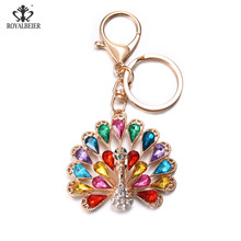1pcs/lot DIY Colorful Rhinestone Key Chain Keyring Bag Charm Fashion Animal Shape Keychain For Women Bag Charms Jewelry 2024 - buy cheap