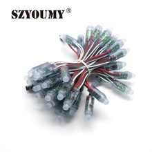 SZYOUMY WS2811 1903 IC RGB Full Color 12MM Pixels Digital Addressable 5V 12V Dream Color LED Pixel Module IP68 Waterproof Point 2024 - buy cheap