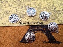 30pcs--Sand Dollar Charms ,Antique Tibetan Silver Tone sand dollar charm pendants 12mm 2024 - buy cheap