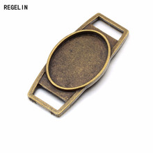 Regelin-10 configurações de pulseira retrô, bases para cabochões, bandeja fit compatível com 18x25mm, cabochão, jóias diy, fabricação de pulseiras 2024 - compre barato