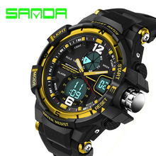 SANDA top brand luxury sports watch fashion military watch men Clock Male waterproof LED digital watch Relogio Masculino 2024 - buy cheap