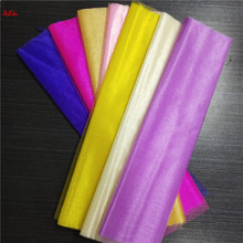 5/10m  Tulle Organza Roll Spool Craft Sheer Gauze Wedding Table Birthday Party Wedding Decoration Party Tulle Curtains 6z 2024 - buy cheap