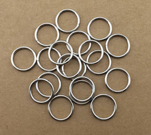 Fivelas de metal circular de ferro prateado 1000x1.58mm, anel para roupas, materiais para artesanato diy 2024 - compre barato