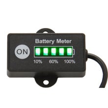 Battery Fuel Gauge Battery Meter 12V 24V Lead-Acid Battery Tester for Car Motorcycle E Bike Lawn Mower ATV UTV 2024 - buy cheap