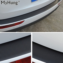 Car Rear Bumper Sill Protector Plate Carbon Fibre Sticker For Toyota Corolla Vios Prius Levin Corolla-EX Yaris L Car Styling 2024 - buy cheap