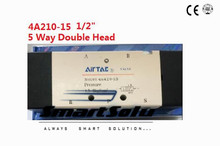 5x Fedex Free Shipping Gas Air Valve Air Control Solenoid Valves 1/2" BSP 2 Position 5 Way PT1/2 Port 4A410-15 2024 - buy cheap