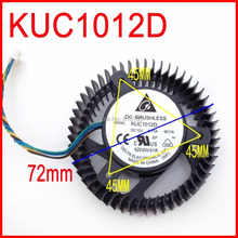 KUC1012D 12V 0.75A 72mm 45x45x45mm XFX HD4770 Graphics Card Cooling Fan 4Wire 4Pin 2024 - buy cheap