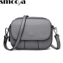 SMOOZA Women Shoulder Bag Fashion High Quality Crossbody Messenger Bags Designer PU Leather Handbag Female Bag Bolsa Feminina 2024 - buy cheap