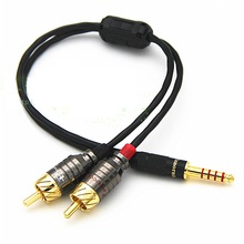 HiFi 4.4mm Balanced Male to 2 RCA Male Audio Cable for Digital Audio Player NW-WM1Z/A WM1A/1Z PHA-2A zx300a 2024 - buy cheap