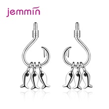 New Arrival 925 Sterling Silver Dangle Earrings Trendy Fish Degisn Good Quality Women Girls Party Appointment Jewelry 2024 - buy cheap