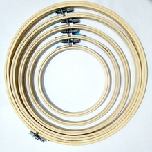 Бамбуковое круглое кольцо для вышивки, 10-26 см, для рукоделия, рукоделия, бытовой инструмент для шитья 2024 - купить недорого