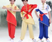 Uniformes de artes marciales para niños, ropa unisex de alta calidad con bordado de dragón, kung fu, wushu, trajes de tai chi 2024 - compra barato