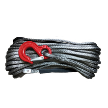 14mm x 28m synthetic UHMWPE winch line rope cable with sheath 2024 - buy cheap