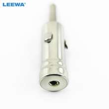 LEEWA 1PC Car AM/FM Radio Male ISO Plug to Din Aerial Antenna Plug Adapter Connectors  #CA1496 2024 - buy cheap