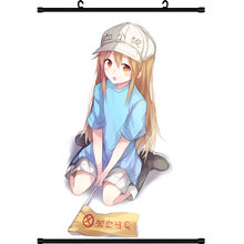 Japanese Decorative Pictures Anime Cells at Work! Hataraku Saibou Platelet Home Decor Wall Scroll Poster 2024 - buy cheap